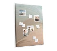 Planche horizontale en liège | tableau mural bureau école maison home office | organisation tâches projets photos notes et idées créatives - 100x140 - en bois - Mélange de couleurs