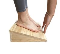 Planche Inclinée D'étirement Des Mollets - Portable En Bois Multifonction | Planche d'exercice d'étirement - Pour Pieds, Jambe, Cheville, Genoux, Pilates, Danse, Yoga, Équilibre, Exercice, Fitness, En