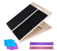 Planche inclinée en bois, planche d'équilibre et bande de résistance