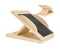 Planche inclinée en bois pour squats - Équipement de fitness réglable - Exerciseurs de jambes pour genoux, pieds, talon