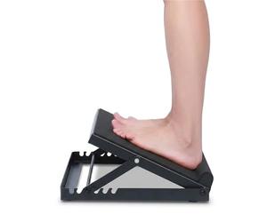 Planche Inclinée Musculation Mollets Réglable 6 Niveaux Châssis en Fer Robuste Support 150kg Appareil Étirement Jambes Fitness à Domicile Plateau Antidérapant EVA Stretching
