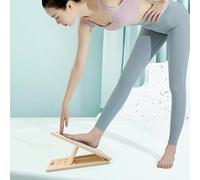 Planche Inclinée pour Étirement Mollet | Planche d'Inclinaison Ajutable en Bois pour Étirement du Mollet | Cale Squat Capacité 113 Kg Pour Rééducation Cheville | Exercices Jambes et