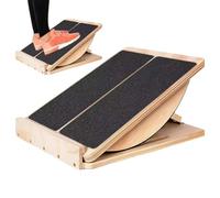 Planche Inclinée Pour Mollets - Cale D'exercice En Bois, Inclinaison Réglable | Planche Debout Antidérapante En Bois Massif Pour L'étirement De La Cheville Et Du Pied, Correction De postureÀ Plusieur