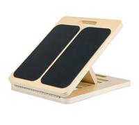 Planche inclinée pour tendeur de mollet, d'inclinaison en bois, portable, réglable pour mollet, cheville, talon, pieds et jambes, design pliable, taille : 32,8 x 39,5 x 4,5 cm