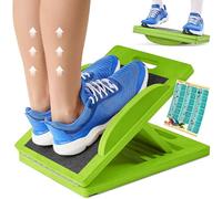 Planche inclinée qui se transforme en planche d'équilibre - Étirement du mollet et planche d'équilibre de qualité supérieure pour des étirements et des squats efficaces du mollet