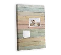 Planche liège horizontale pour bureau | tableau mural maison école cuisine | parfait pour organiser notes projets photos idées et rappels - 40x60 - coloré - planches pastel