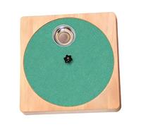Planche lime-griffes pour chien,avec Distributeur de Friandises en Bois Gamelle Lentille - Planche à gratter avec lime à ongles,Pour chiot, petite/moyenne taille, protection meubles, tapis, canapé, an