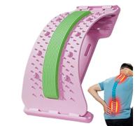 Planche Lombaire Réglable 3 Niveaux - Planche De Soutien Lombaire | Back Stretcher | Adjustable Lumbar Back Cracker Board Pour Maison Salle Sport Sommeil Yoga Athlètes Récupération Relaxation
