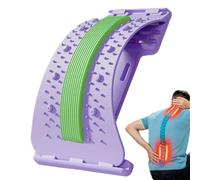 Planche Lombaire Réglable 3 Niveaux - Planche De Soutien Lombaire | Back Stretcher | Adjustable Lumbar Back Cracker Board Pour Maison Salle Sport Sommeil Yoga Athlètes Récupération Relaxation