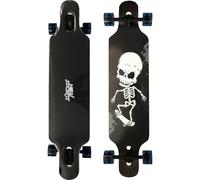 Planche longboard skull squelette abec 9 noir TU