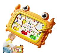 Planche magnétique pour - avec Stylo et Jeux éducatifs en Forme de Crabe Amusant - Jouets pour la motricité Fine - pour Petits, Jeux Maison et Voyage, Pâques et Saint