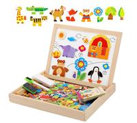 Planche Magnétique Pour,Tableau À Dessin En Bois Pour Tout-Petit,Tableau Blanc Écriture Apprentissage Éducatif | Pour École Maternelle Salle De Classe