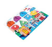 Planche Montessori Pour Bébé, Jouets Pour Bébé, Boucle, Entraînement À L'Action Fine, Planche Sensorielle Éducative, Essentiel Pour Le Développement Du Bébé, Nouvelle Collection