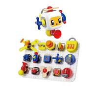 Set Busy Board Delux - Top Bright - Cube Et Planche - 15 Gadgets - Serrures - Klaxon - Boutons