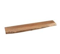 Planche murale bois acacia naturel Kheira L 115 cm Bois clair G