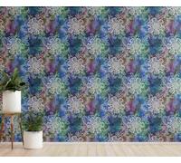 Planche Murale Salle de Bain Retro Art Japonais Impermeable Boho 45x1200cm | Decor mural anti-UV, couleurs qui ne deteignent pas. Motif Retro et Art, Impermeable, ideal pour Salle De Bain.