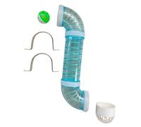 AWHAO Planche occupée bricolage Partie sensorielle Accessoires Pipe de tuyau de bricolage, Bleu