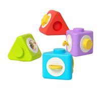Planche occupée pour Tout-Petits | Planche occupée pour Tout-Petits, Cube Montessori empilable, Jouets sensoriels d'apprentissage pour Les -