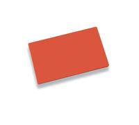 Planche PE HD 500 - rouge - 400 x 300 x 20 mm
