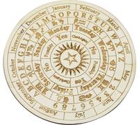 Planche pendulaire en bois en forme d'étoile, baguette de sourcier, divination, ronde, message métaphysique, sorcellerie, autel wiccan, besoins des débutants