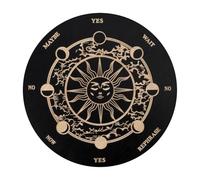 Planche pendulaire pour divination - Planche de spiritutisme avec lettres et aiguilles en bois - Aide à la décision - Jeu de société de divination pour débutants et amis