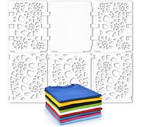 Planche pliante pour chemise, version 5, rangement de buanderie, en plastique durable, moyen facile de plier les vêtements, blanc pur