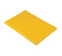 Planche polyéthylène 600 x 450 mm jaune haute densité - Hygiplas