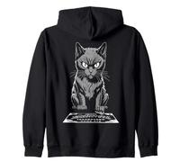 Planche pour Chat Ouija sans drôle sorcière Occulte Chat Gothique Halloween Sweat à Capuche