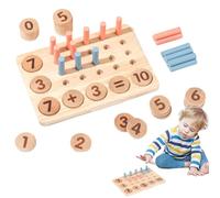 Planche pour compter les - Ensemble de jouets avec pinces pour l'apprentissage des chiffres éducatifs, kit d'activités mathématiques initiales créatives pour , comptage coloré durable |
