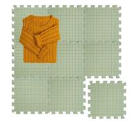 Planche pour verrouiller le crochet - Rembourrage en mousse extra épaisse de 12 x 12 pouces, lignes de grille claires, structure plate et durable | Outil professionnel pour tricoter en dentelle en ag