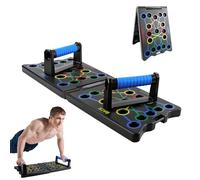 Planche push-up pliable 24 en 1 multifonction - Appareil d'entraînement à la maison - Appareil de musculation brûlant les graisses pour un entraînement efficace des épaules, de la poitrine, du dos et