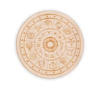 Planche radiesthésie pour pendule zodiaque en bois