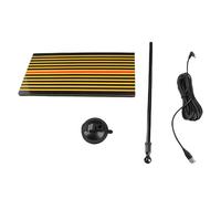 Planche réflectrice pour la réparation des bosses sans peinture avec lumière LED, planche de repérage des bosses, LED alimentée par USB intégrée et base à ventouse puissante pour