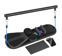 Planche Reformer Pilates | Équipement De Fitness 5-en-1 | Planche Abdominale Portable,pour Femmes Hommes Adultes Débutants Amateurs de Fitness et Yoga à Domicile Salle de Sport Studio