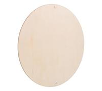 Planche Ronde en Bois Brut pour Peinture et Bricolage Créatif | Surface Lisse et Vierge, Légère à Manipuler, pour tes et Décoration de Porte