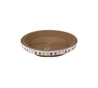Planche ronde jouet drôle griffe broyeur papier ondulé lit chaton résistant à l'usure nid griffoir pour chats tapis à gratter pour meubles tapis à gratter coussinets ronds pour chats d'intérieur