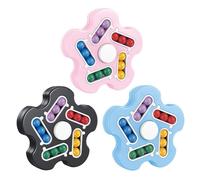 Planche Rotative, Cube Anti-Stress Avec Perles, Mini Jouet Interactif, Nouveauté, Spinner Sensoriel, Gyroscope À Main Pour La Thérapie De L'autisme, 1 Pièce