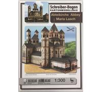 Planche Schreiber maquette en carton Abbaye de Maria Laach