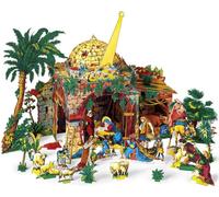 Planche Schreiber Maquette en carton Crèche de Noël Sainte Nuit