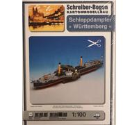 Planche Schreiber Maquette en carton du remorqueur Württemberg