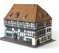 Planche Schreiber Maquette en carton Maison de Luther Eisenach HO