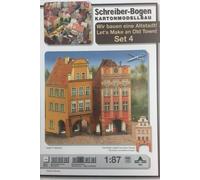 Planche Schreiber Maquette en carton Nous construisons une vieille ville ! Kit 4 HO