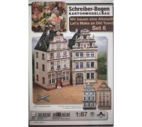 Planche Schreiber Maquette en carton Nous construisons une vieille ville ! Kit 6 HO