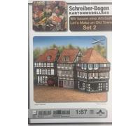 Planche Schreiber Maquette en carton Nous construisons une vieille ville ! Set 2 HO