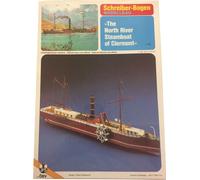 Planche Schreiber Maquette en carton The North River Steamboat of Clermont