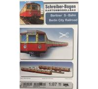 Planche Schreiber Modélisme carton Berliner S-Bahn HO