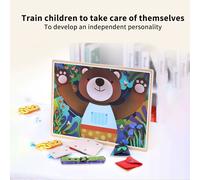 Planche Sensorielle Essentielle Montessori Pour Les Tout-Petits, Développement De L'Intelligence, Jouet Éducatif D'Apprentissage Des Compétences De Vie, Jouets D'Entraînement, Cadeau De No