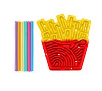 Planche sensorielle | Jouet de Jeu et d'apprentissage en Forme de Frise silencieuse | Jouet Fidget en Silicone | pour d'âge préscolaire pour Apprendre à Jouer et pour Les activités Lors de