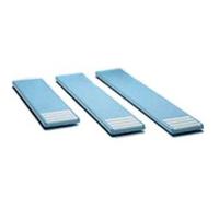 Planche seule 2.50x0.46 m bleu pâle non percée