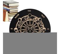 Planche Spiritique | Tablette Divinatoire Bois Décorative Avec Lettres Et Pointeur,Jeu Spiritique De Table Pour Les Fêtes Et Les Réunions Thématiques